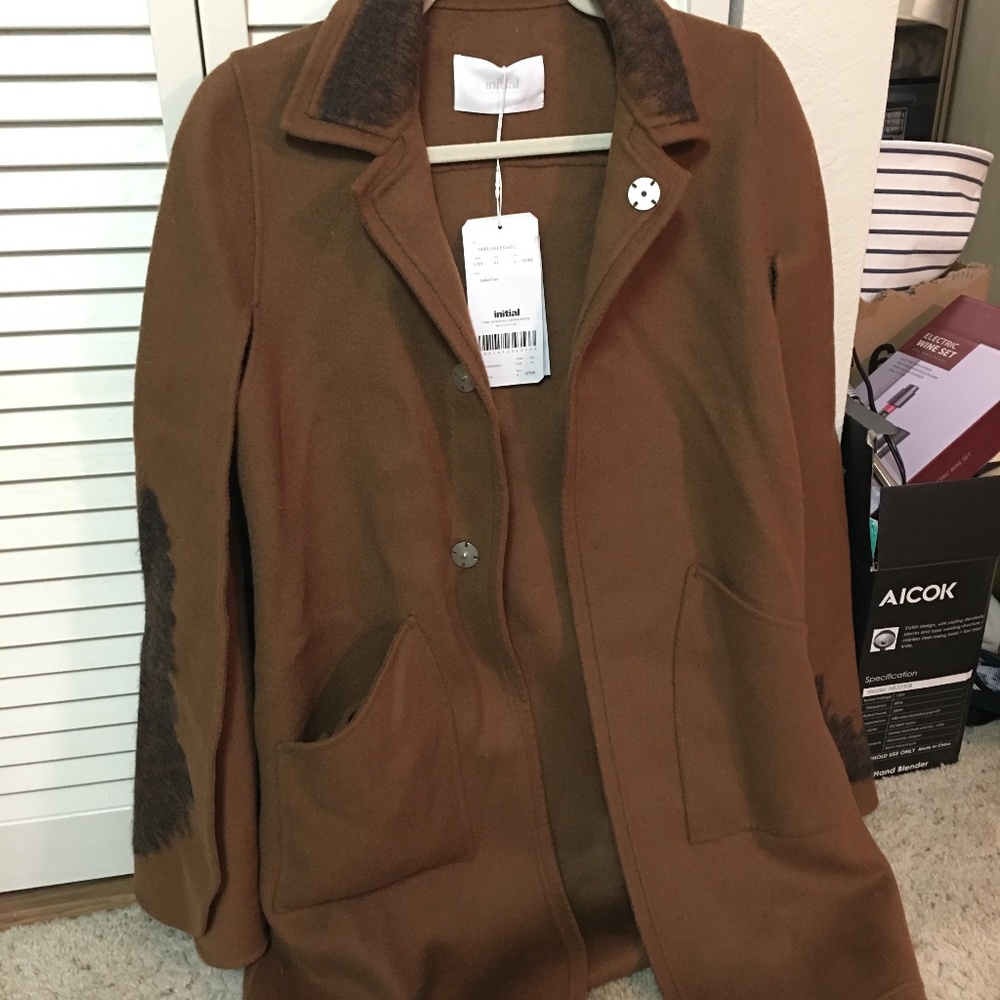 Initial Wool Cape